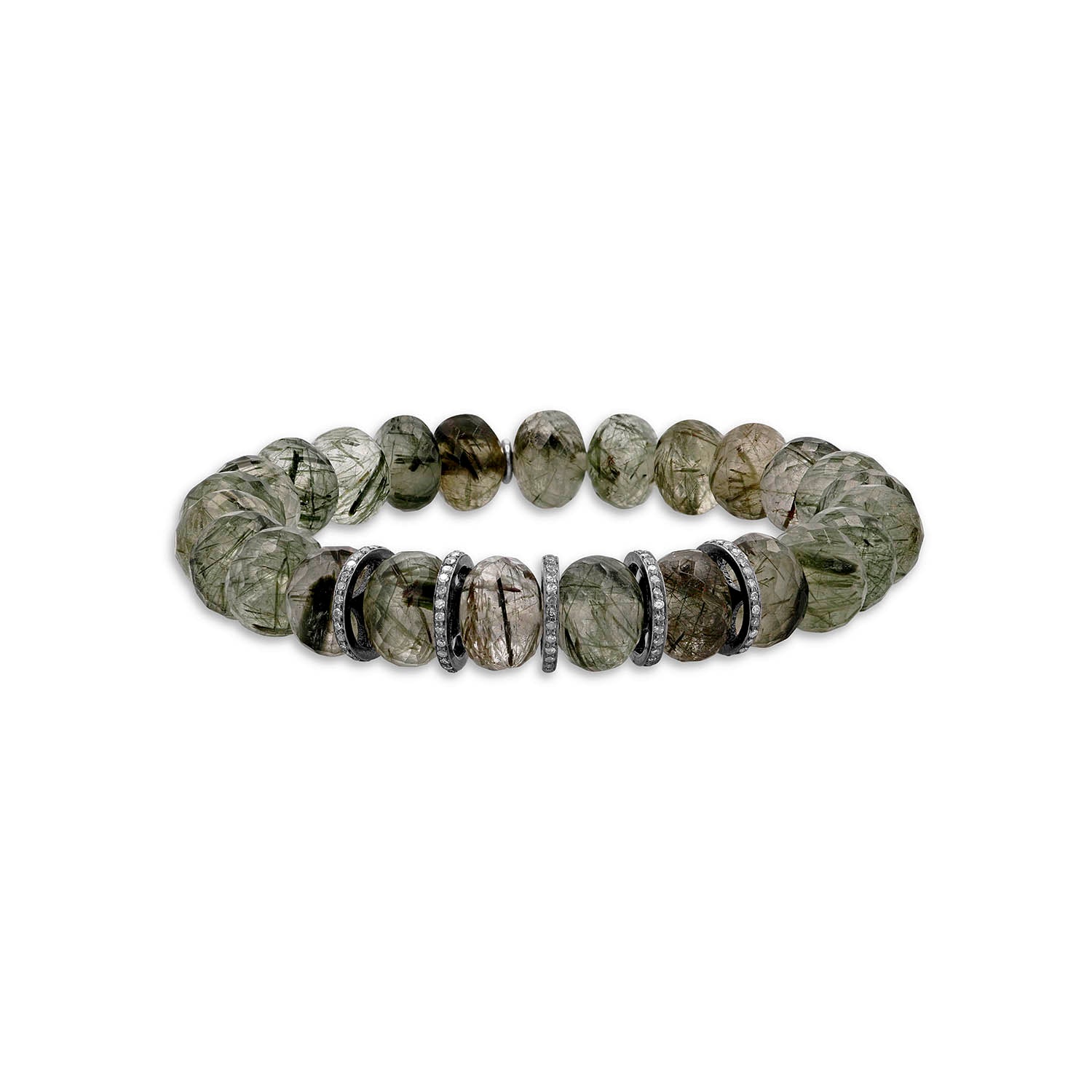 Green Rutile Quartz Bracelet