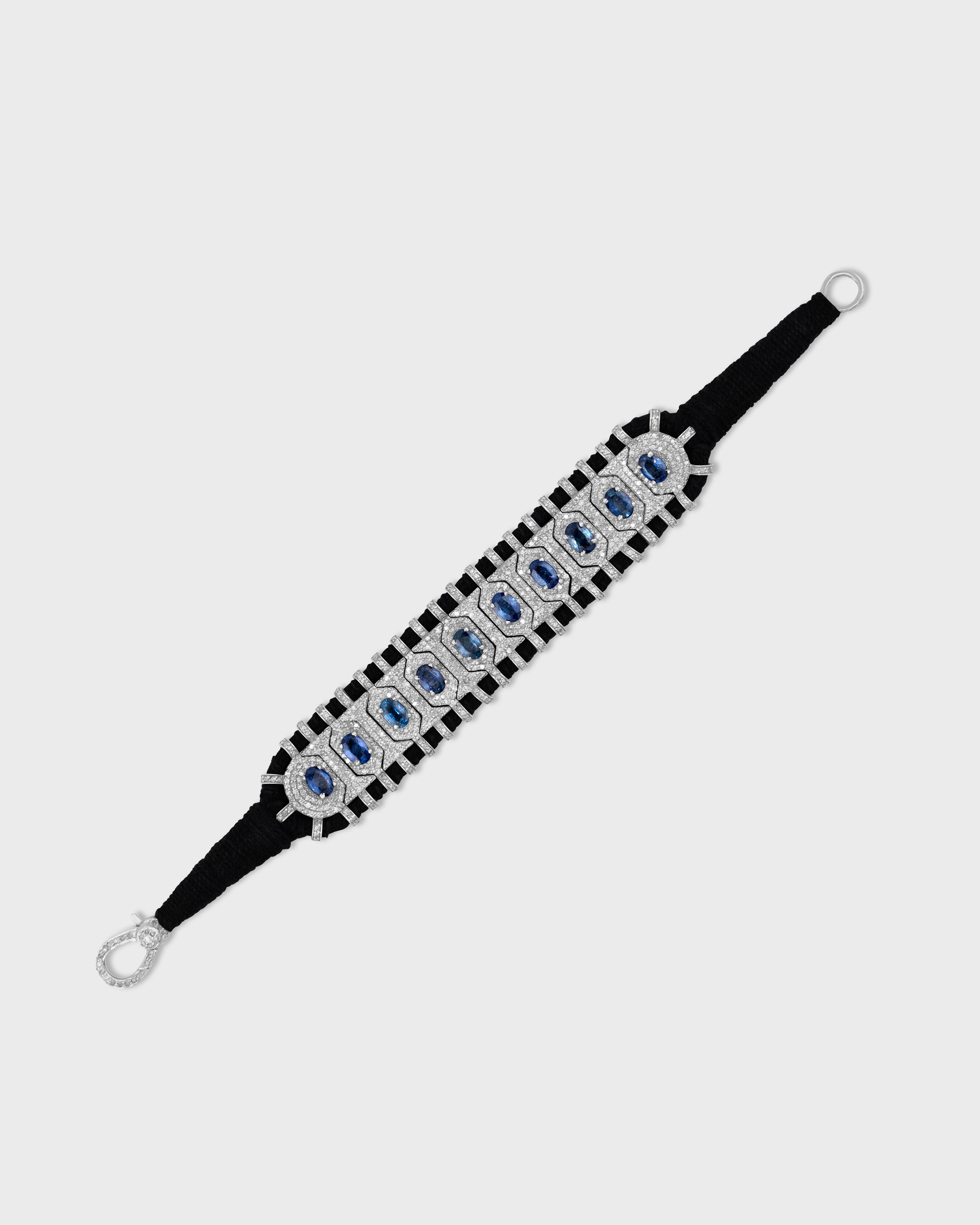 Velvet Radiance Sapphire Bracelet