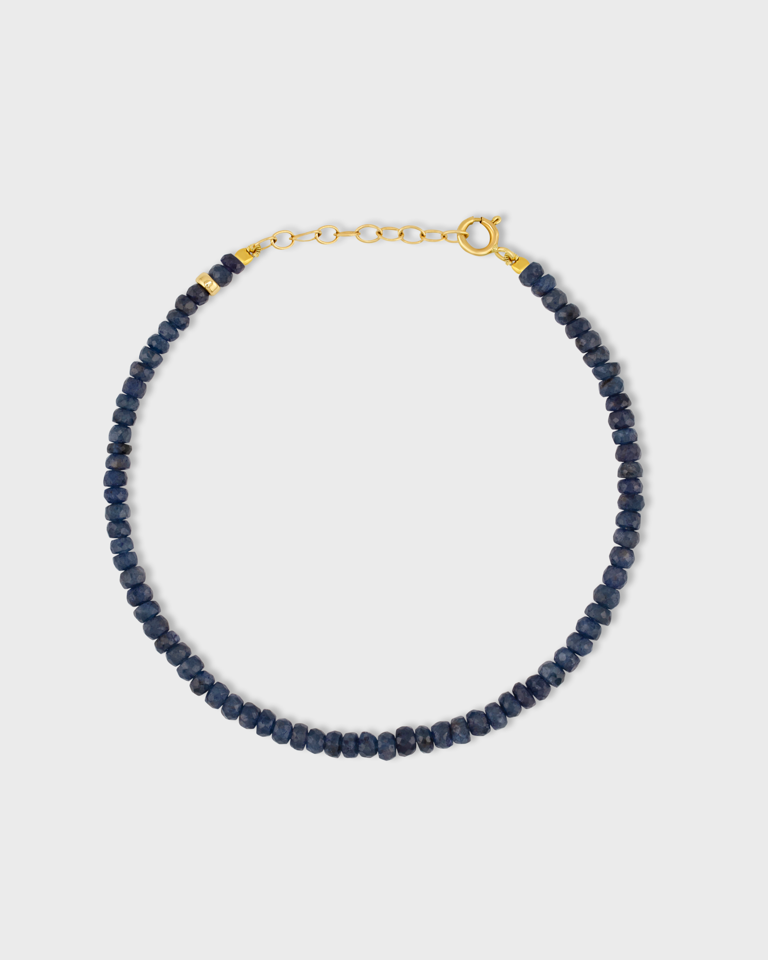 Raw Sapphire Crystal Bracelet
