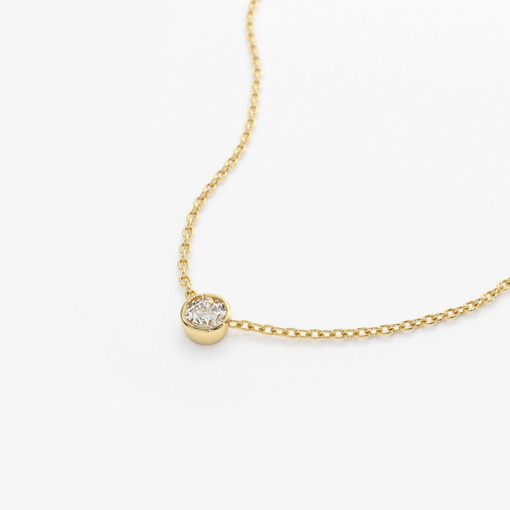 Elegant Gold Diamond Necklace