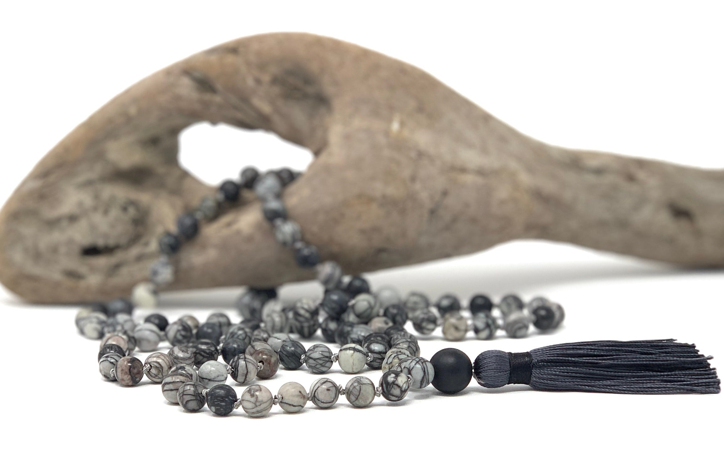 Harmony Onyx Knotted Mala