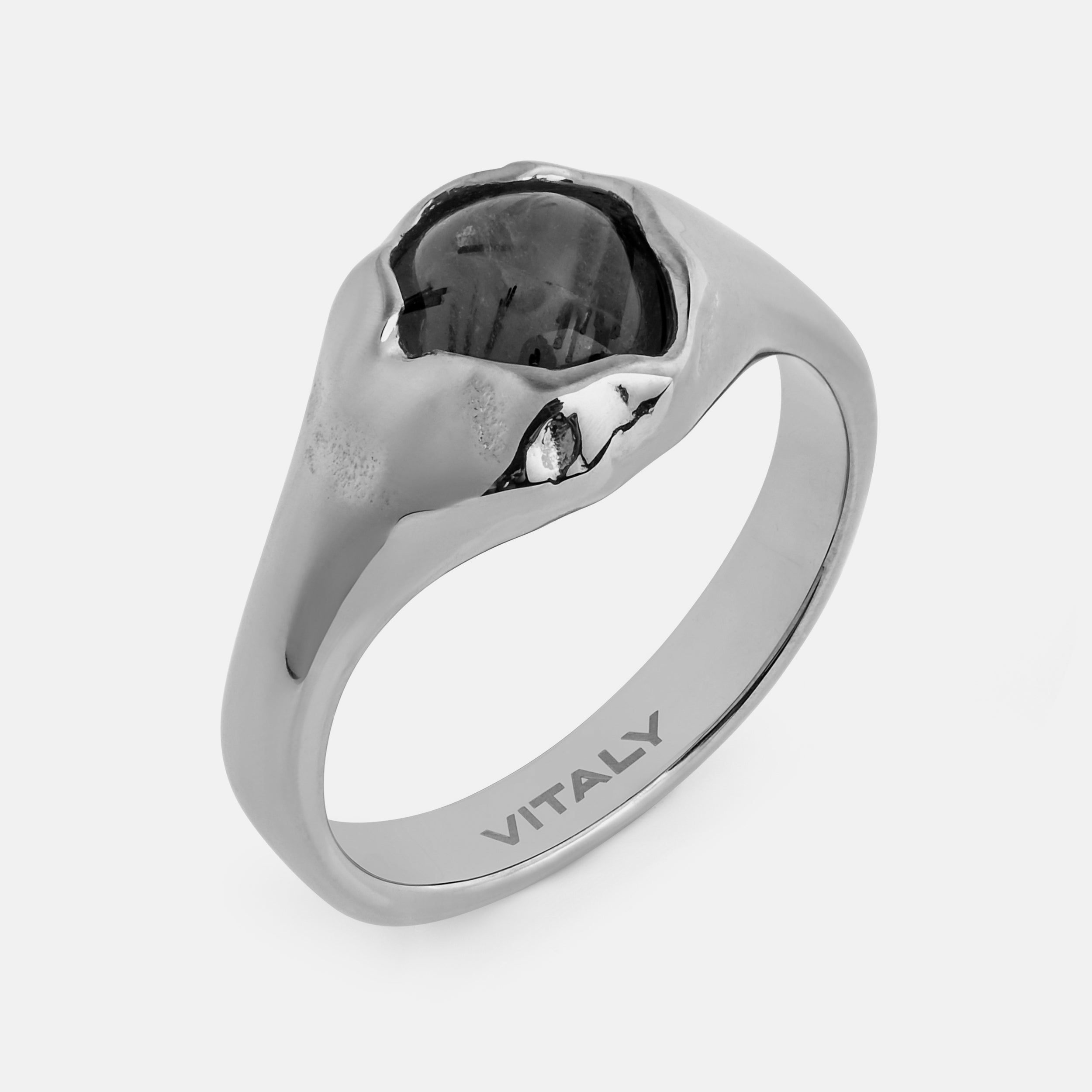 Men's Vintage Steel Ring