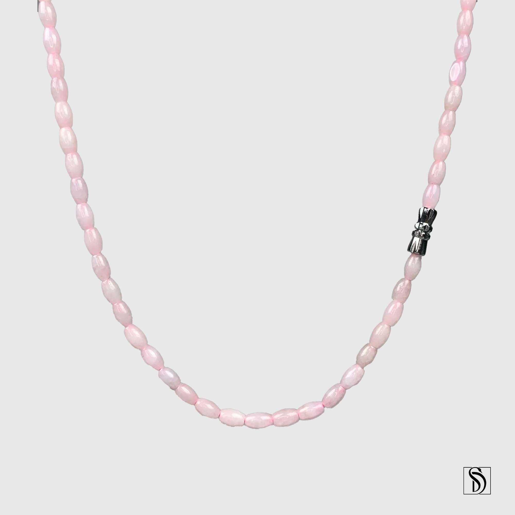 Radiant Pink Jade Necklace