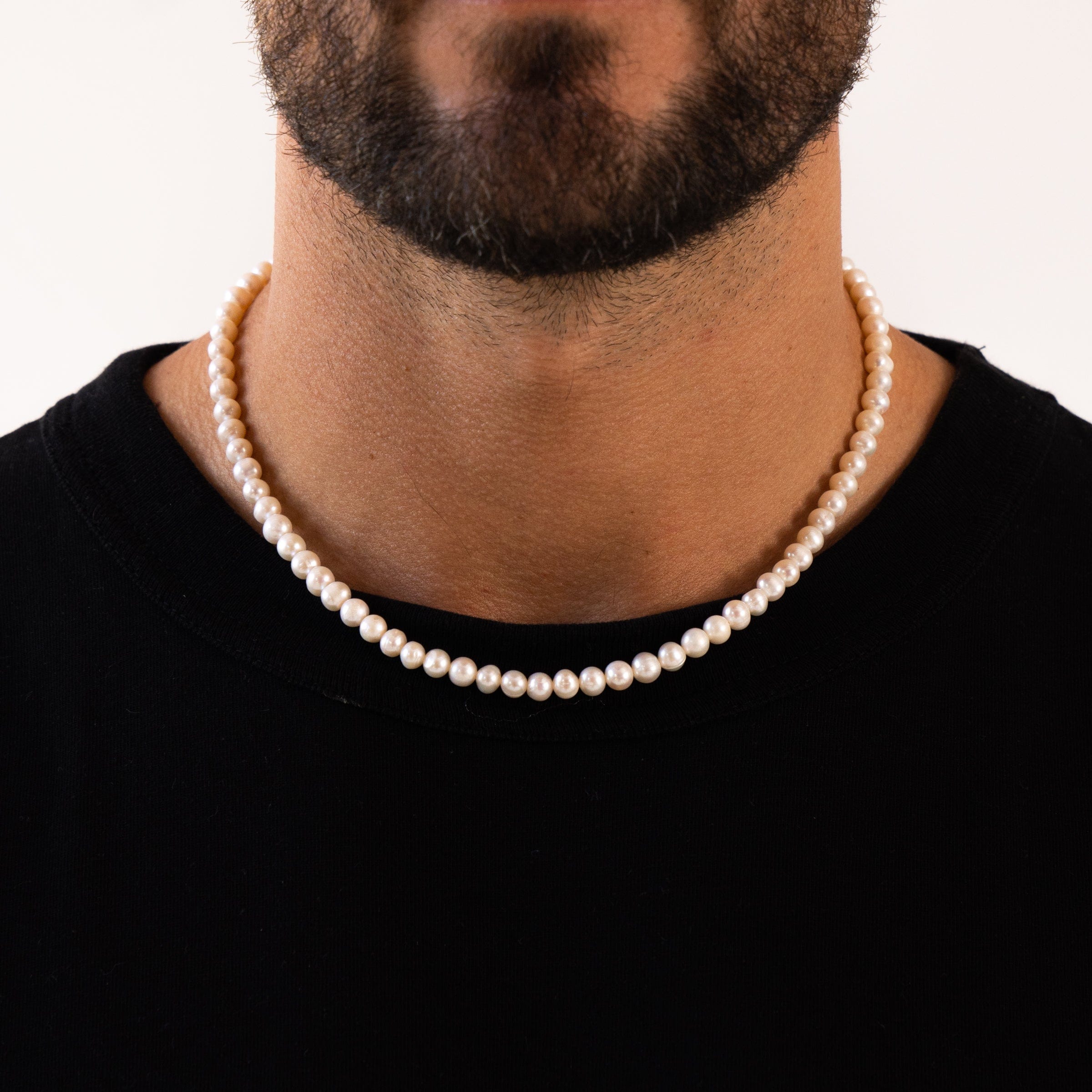 Timeless Men's Pearl Necklace