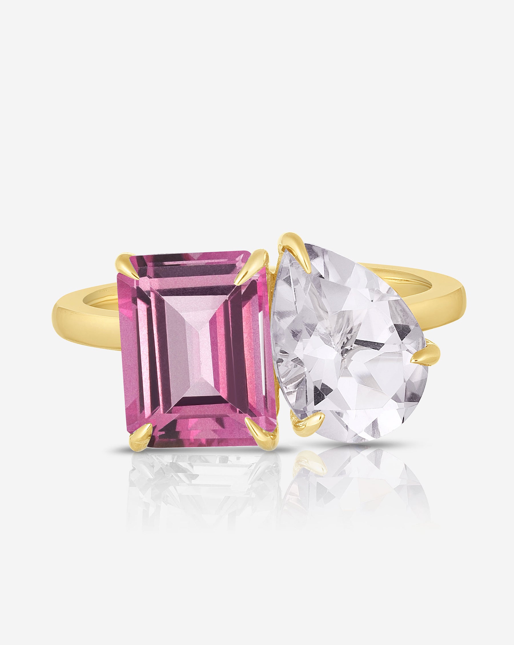 January Birthstone - Rhodolite Ring