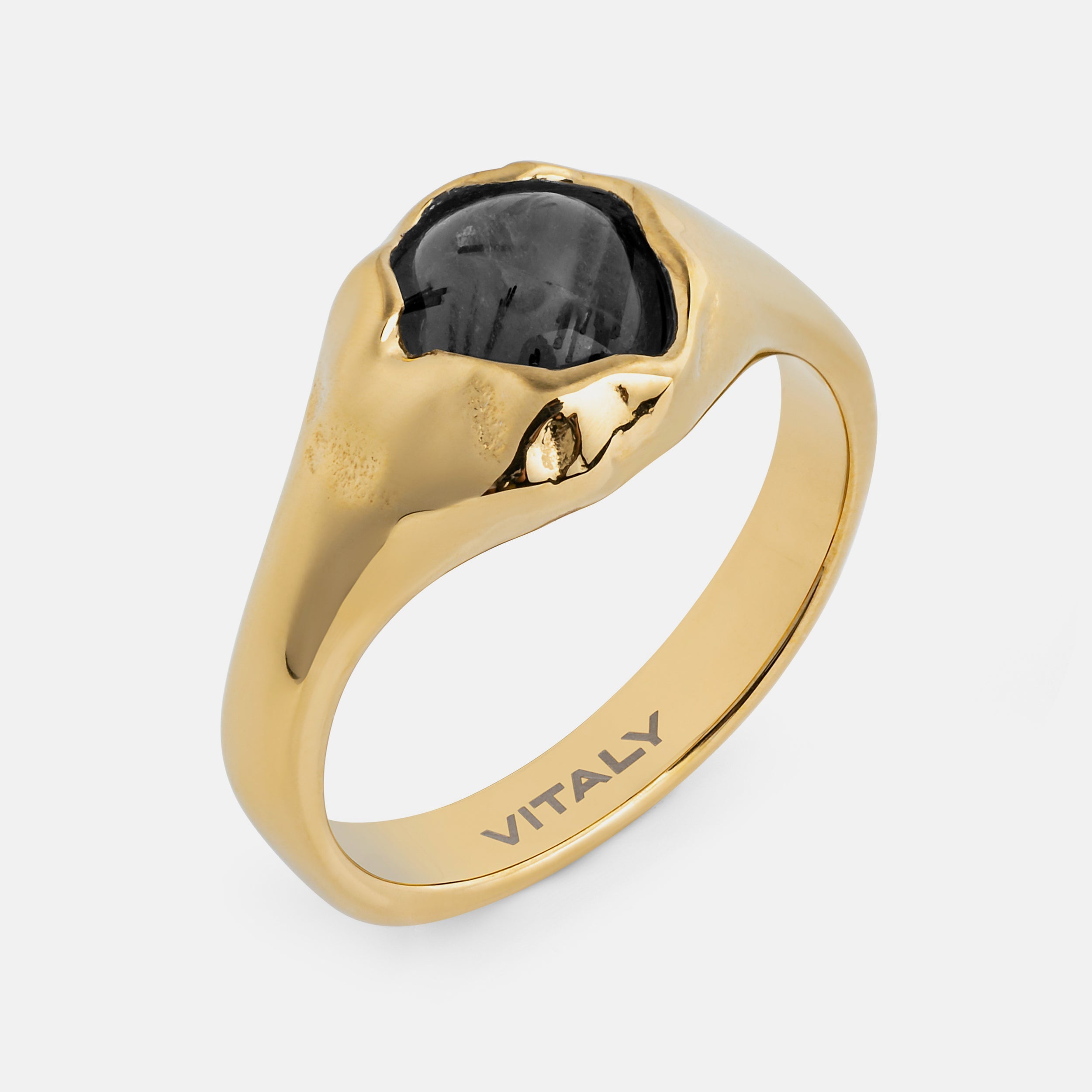 Men's Vintage Steel Ring