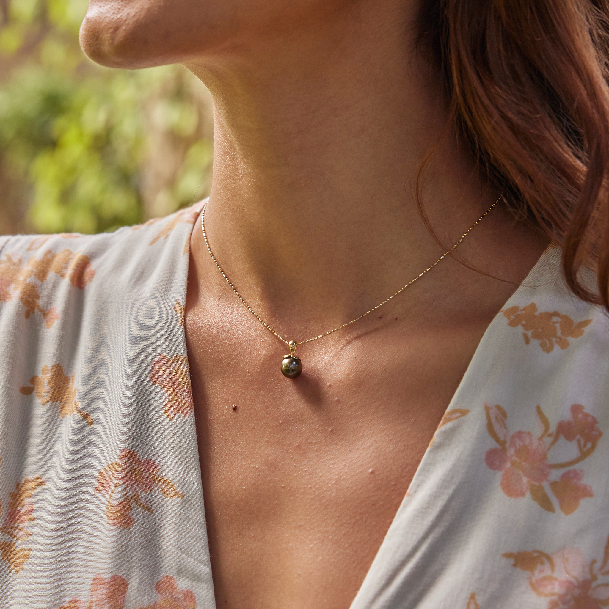Peacock Pearl Pendant