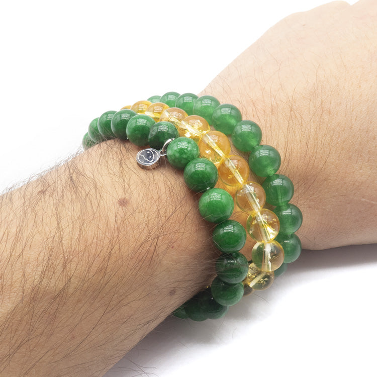 Prosperity Green Aventurine Bracelet Set