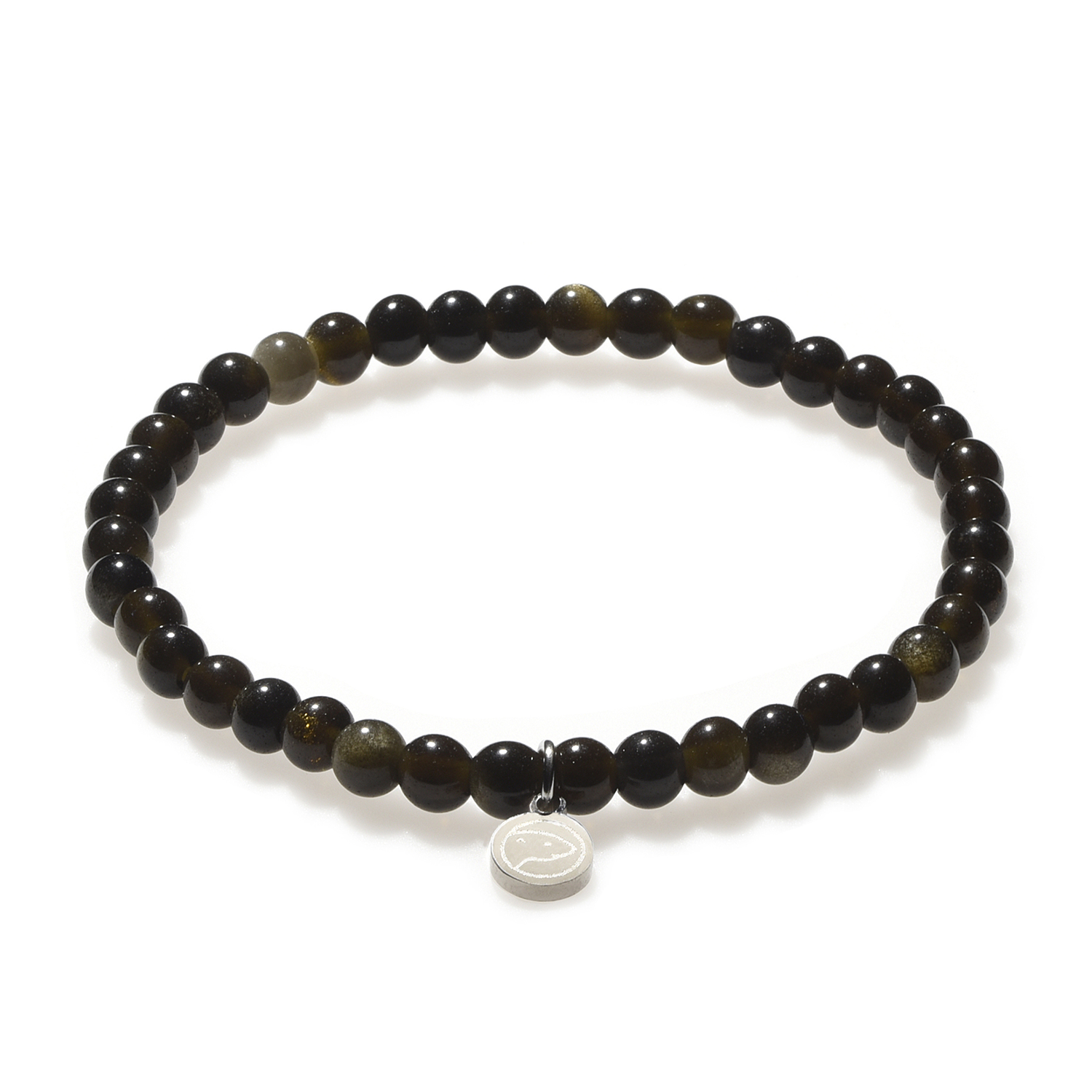 Golden Glow Obsidian Bracelet