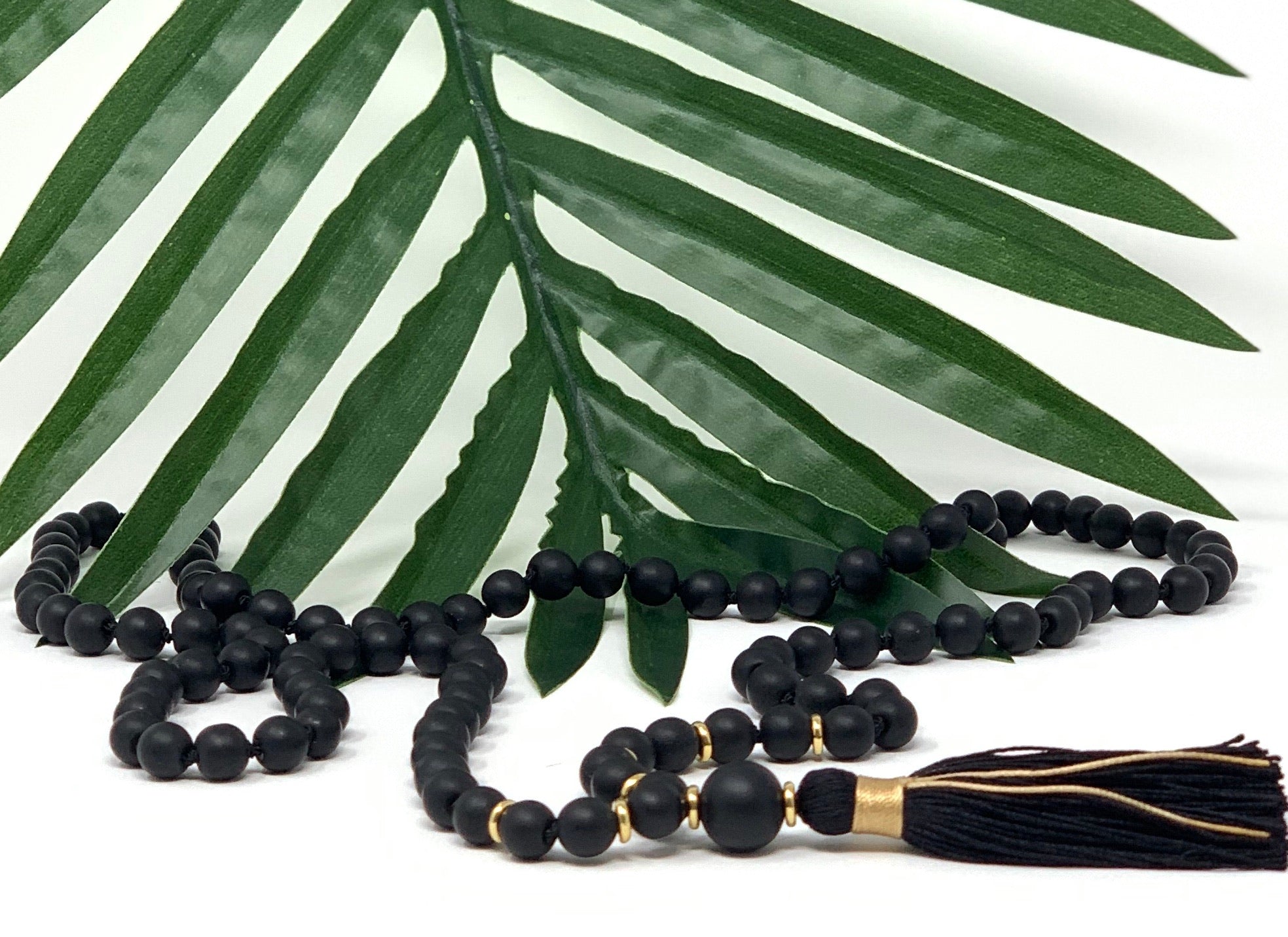 Empowerment Onyx Mala Necklace