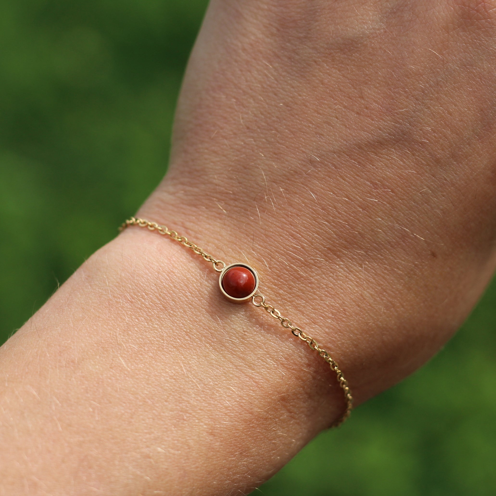 Red Jade Hope Bracelet