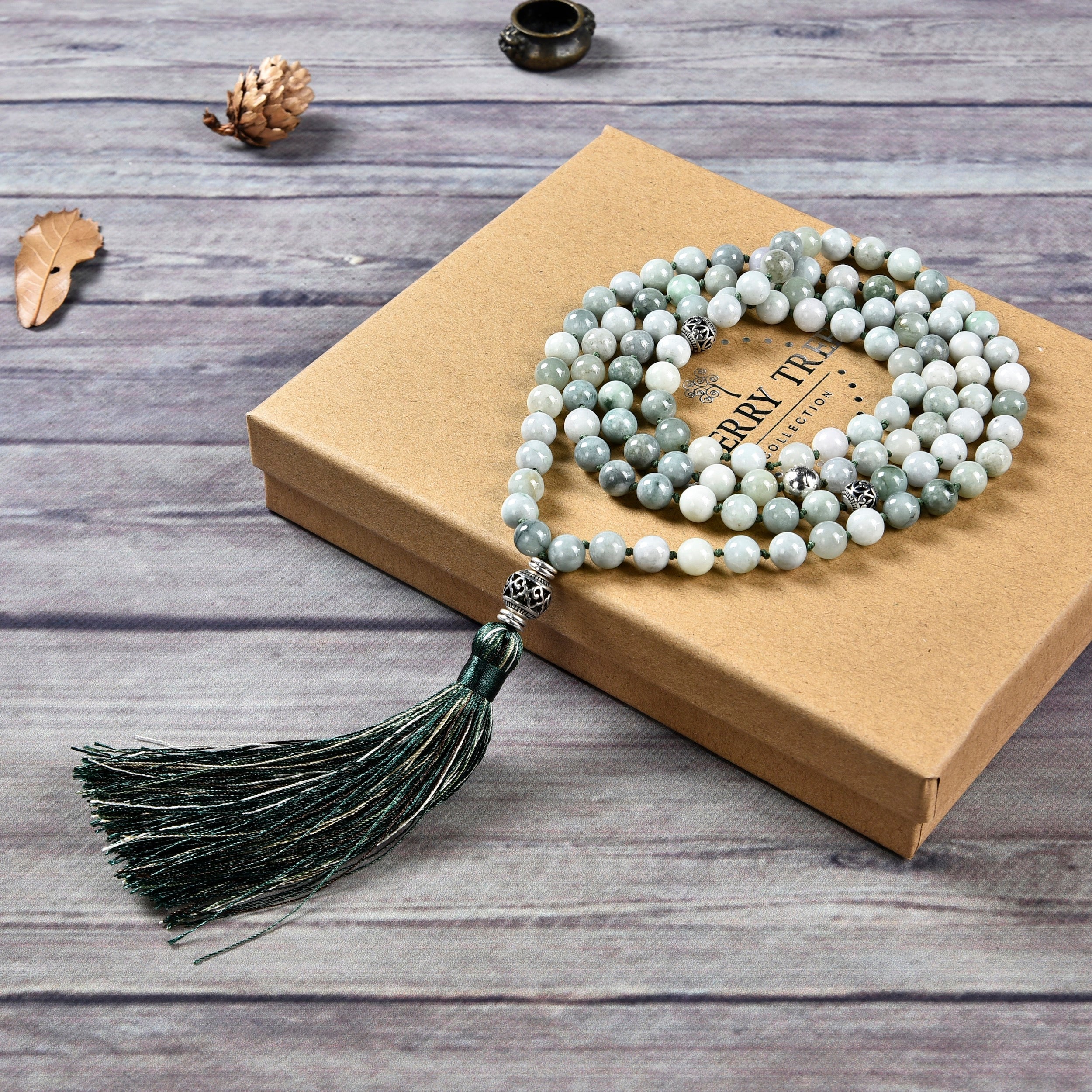 Serenity Jade Knotted Mala