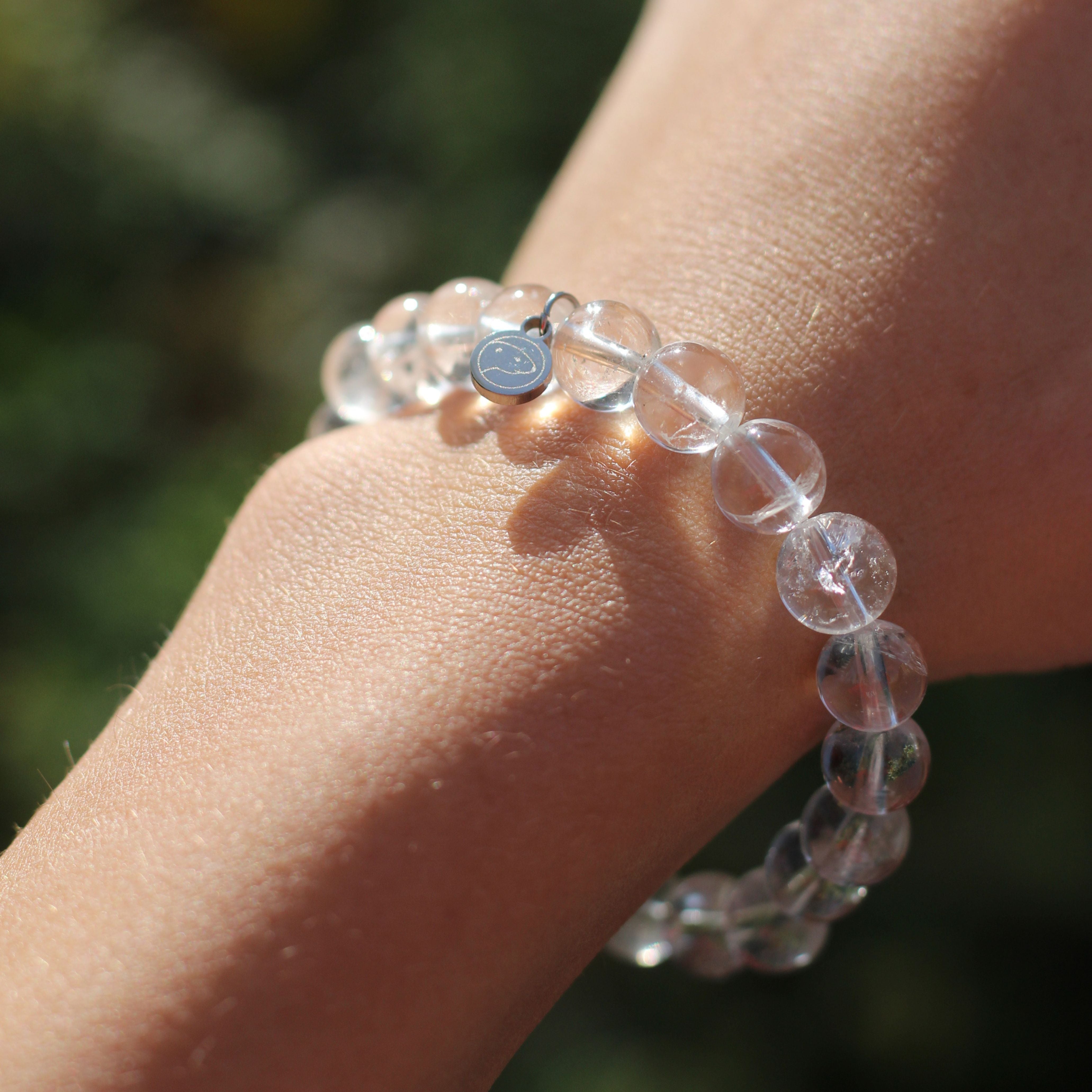 Energy Clear Quartz Crystal Bracelet