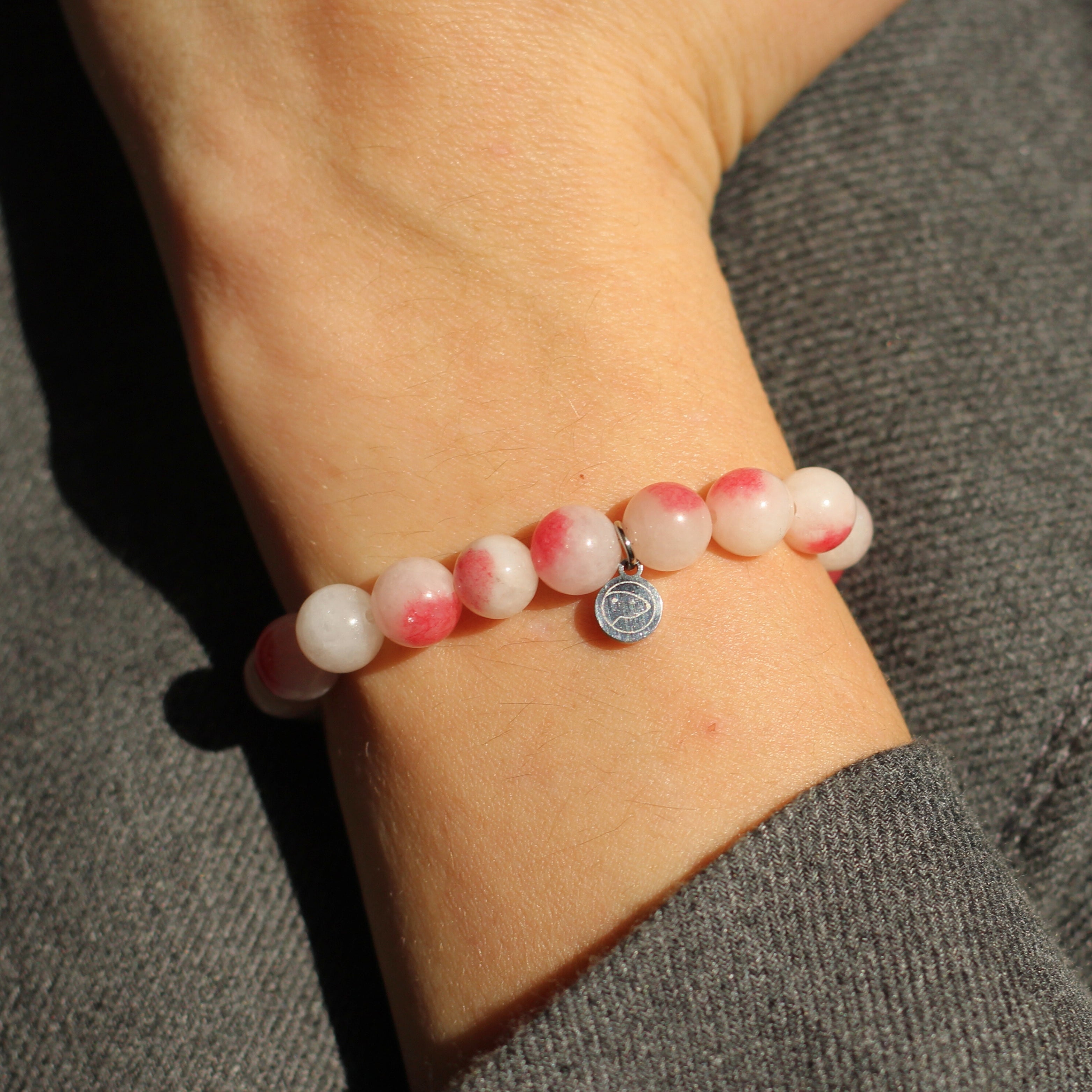Radiant Red Jade Bracelet