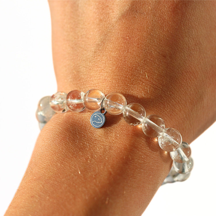 Energy Clear Quartz Crystal Bracelet