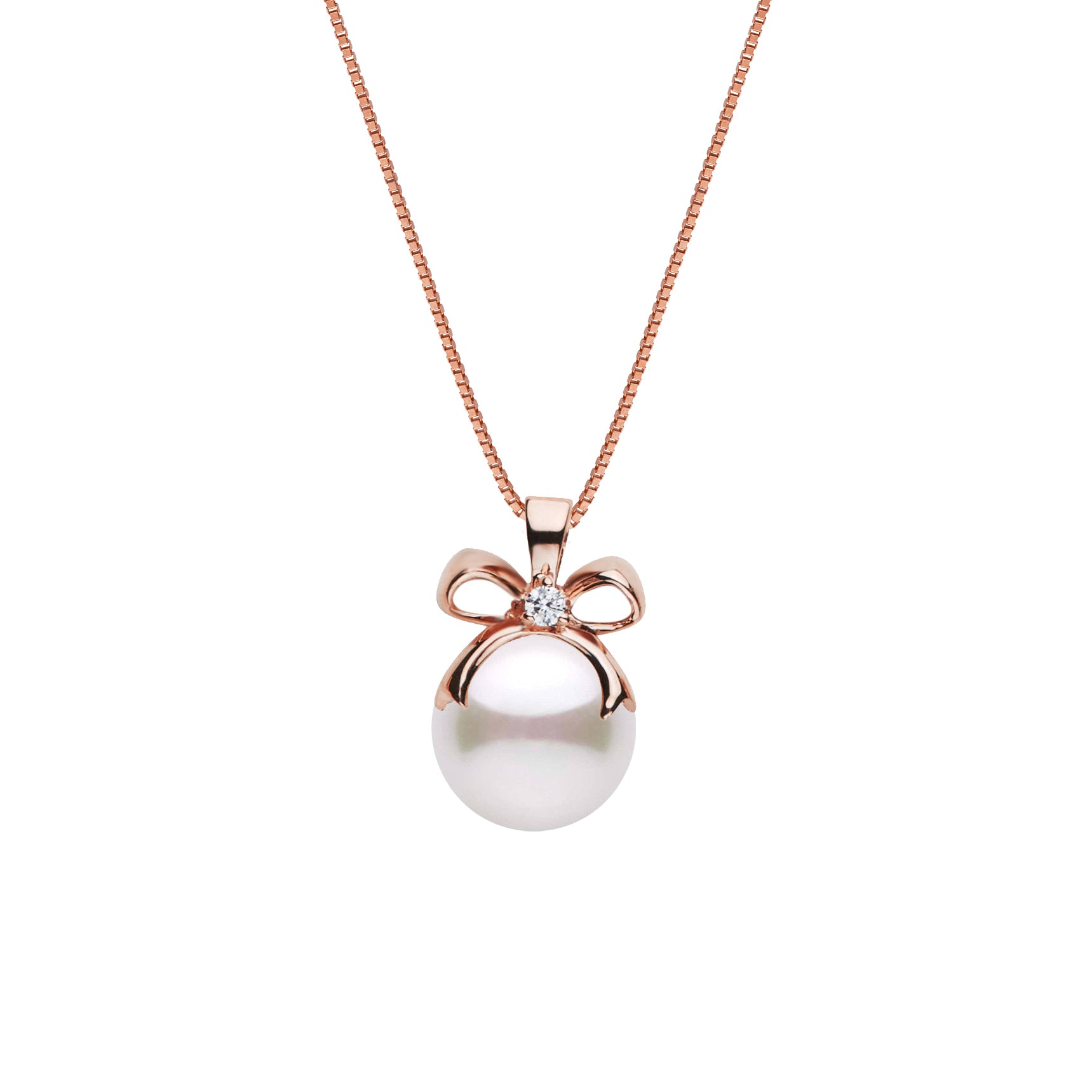 Elegant Diamond Pearl Pendant