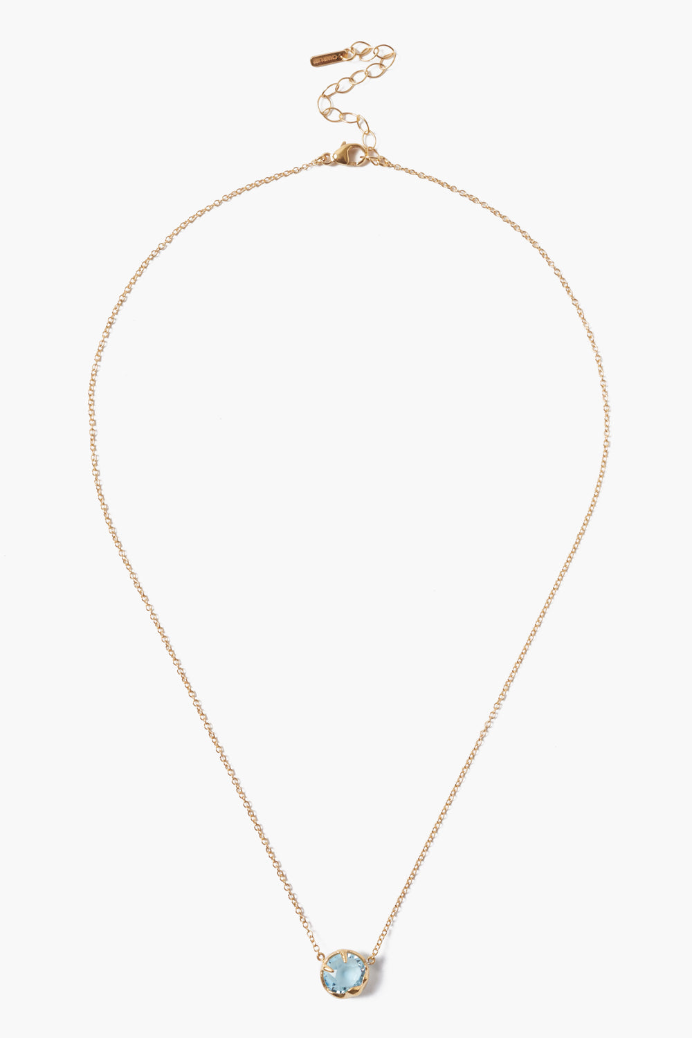 Sparkling March Birthstone Necklace