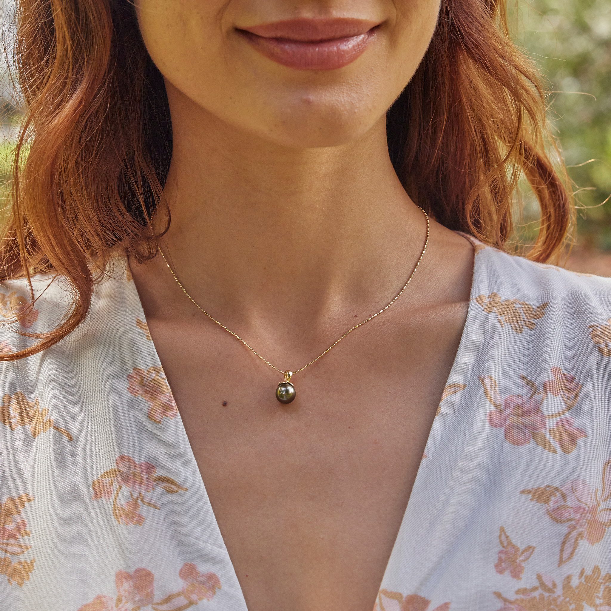 Peacock Pearl Pendant