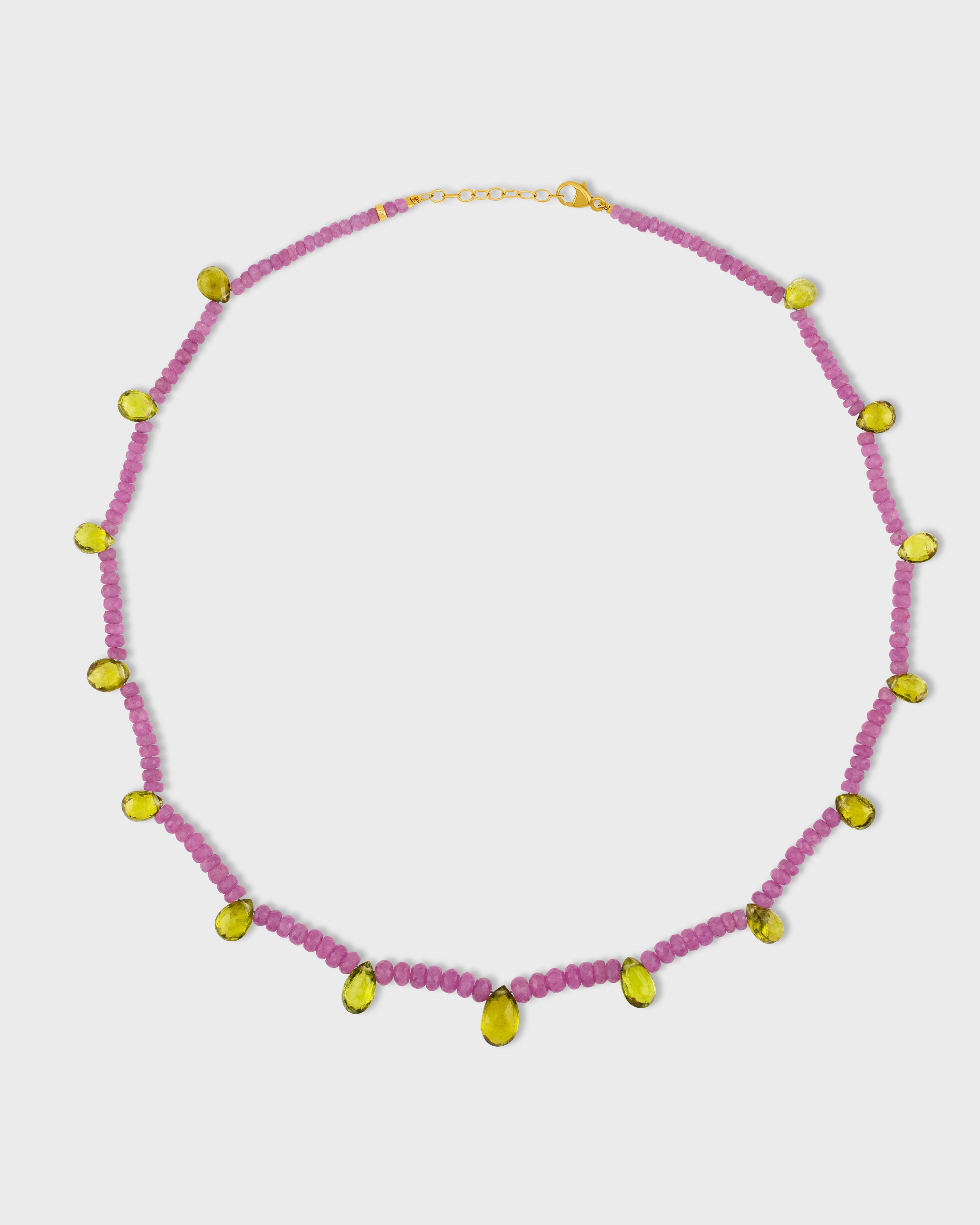 PeriRosé Peridot Necklace