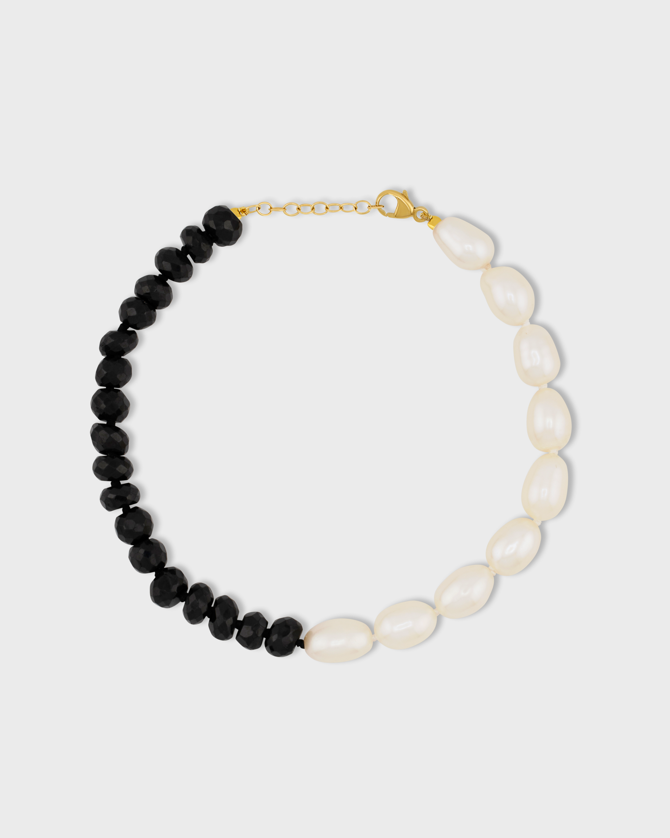 Noir & Pearl Spinel Bracelet