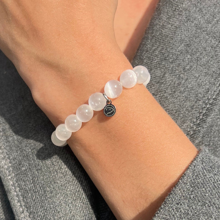 Calm & Clarity Selenite Bracelet