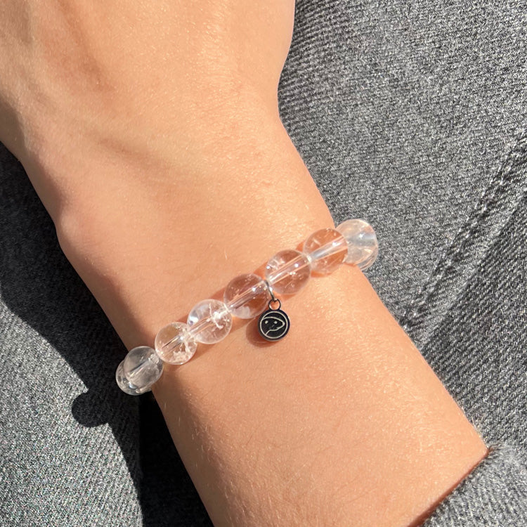 Energy Clear Quartz Crystal Bracelet