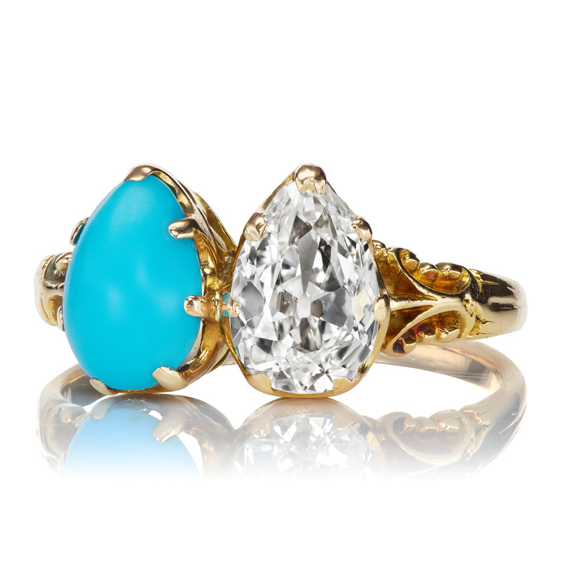 Vintage Victorian Turquoise Ring