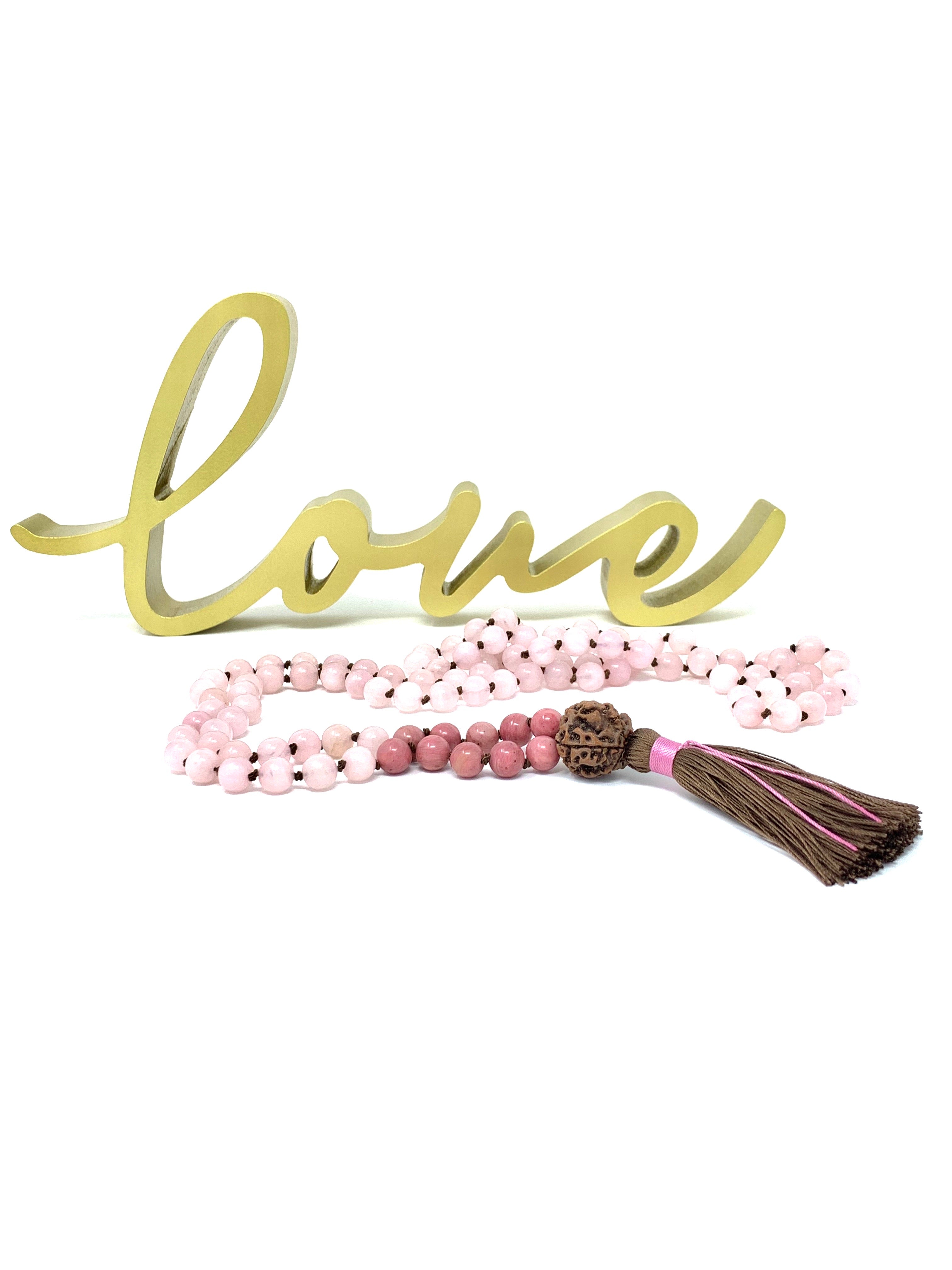 Heart Harmony Rose Quartz Mala