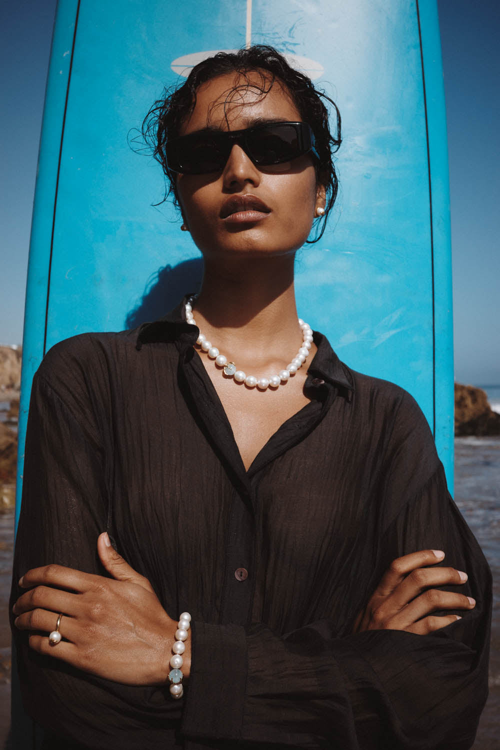 Charming Pearl Bird Necklace