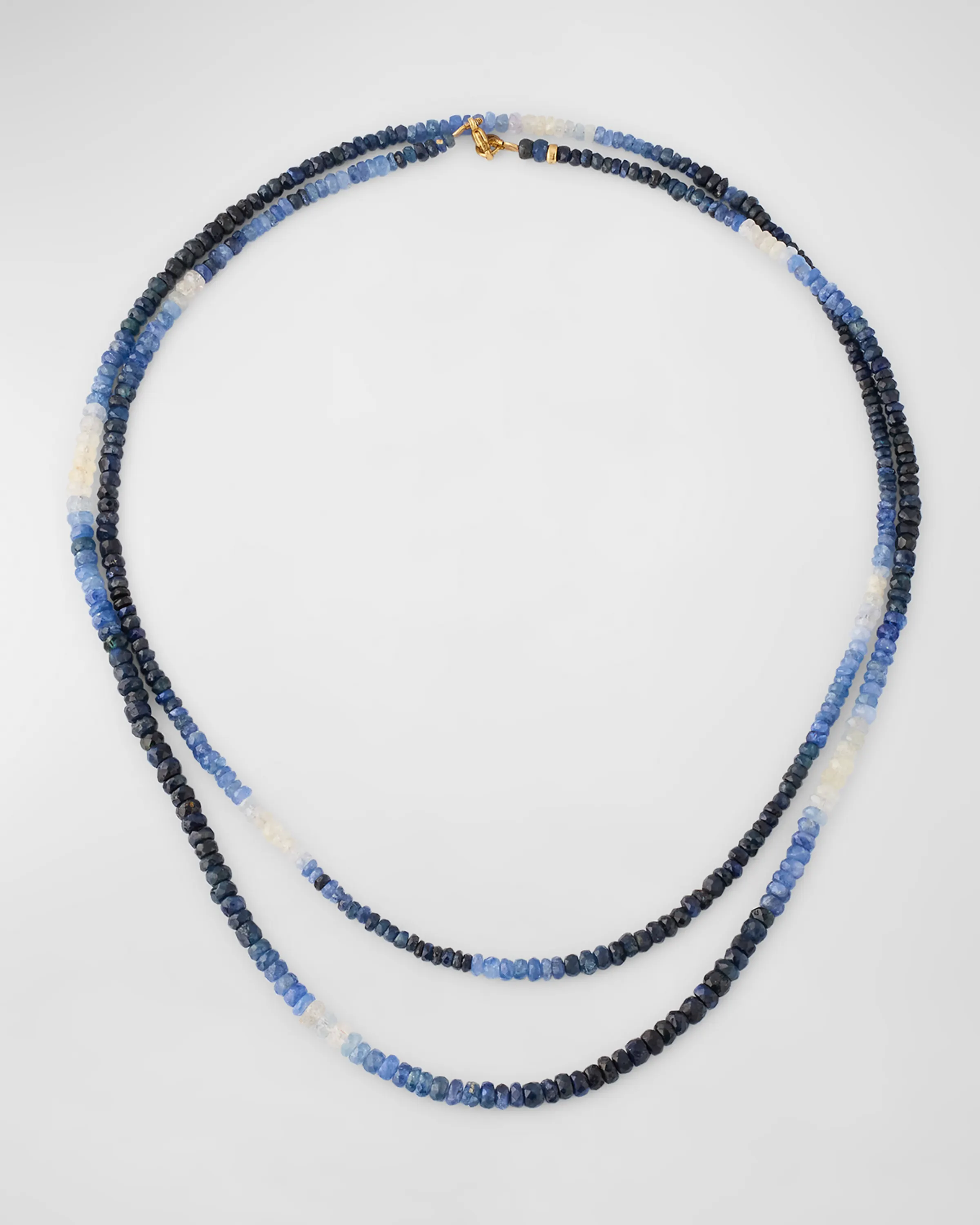 Celestial Tides Sapphire Pearl Necklace