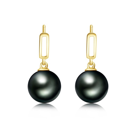 Black Pearl Earrings