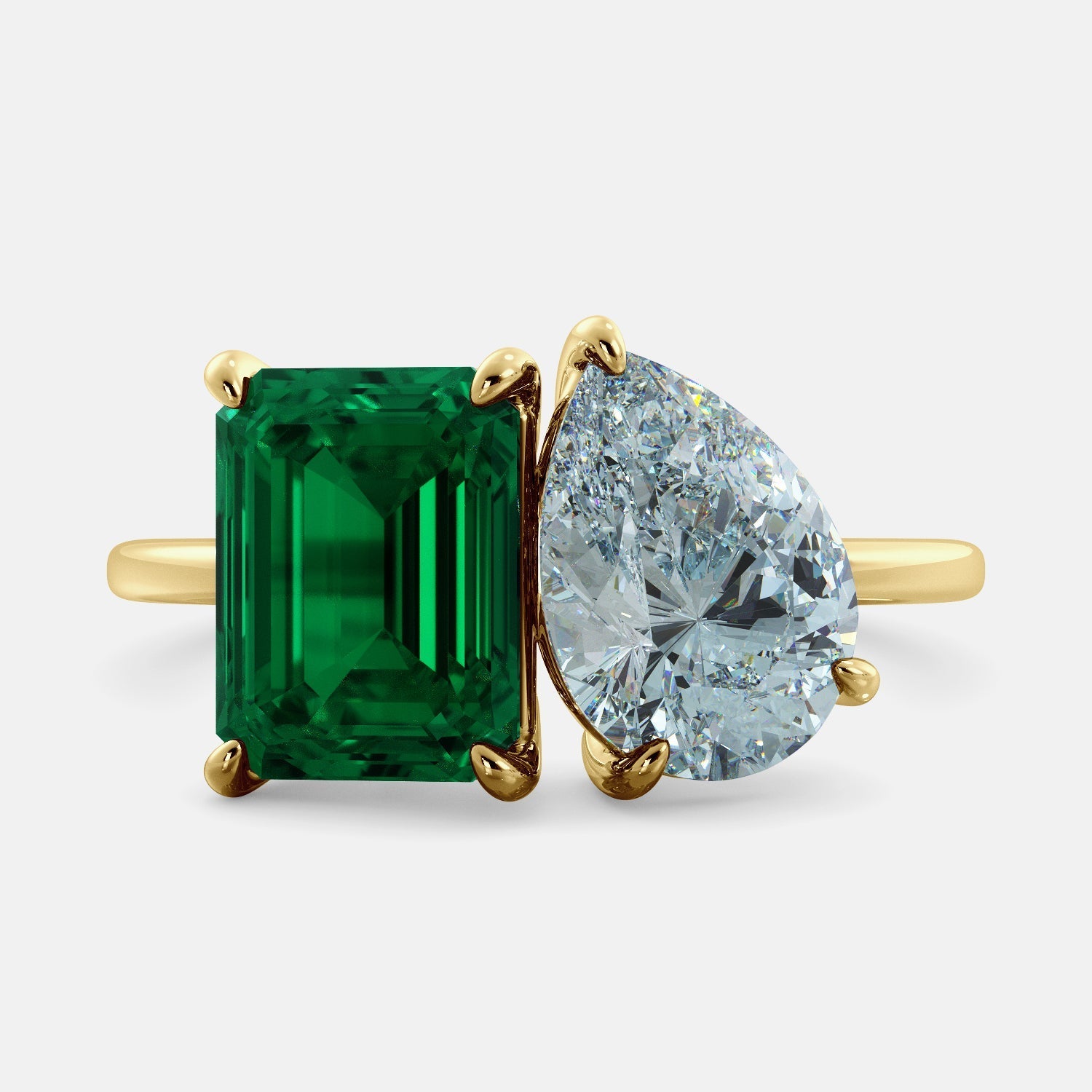 Emerald Harmony Ring