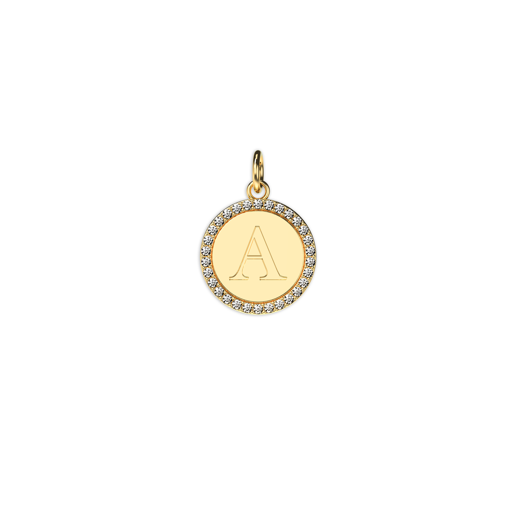 Vintage Men's Initial Necklace