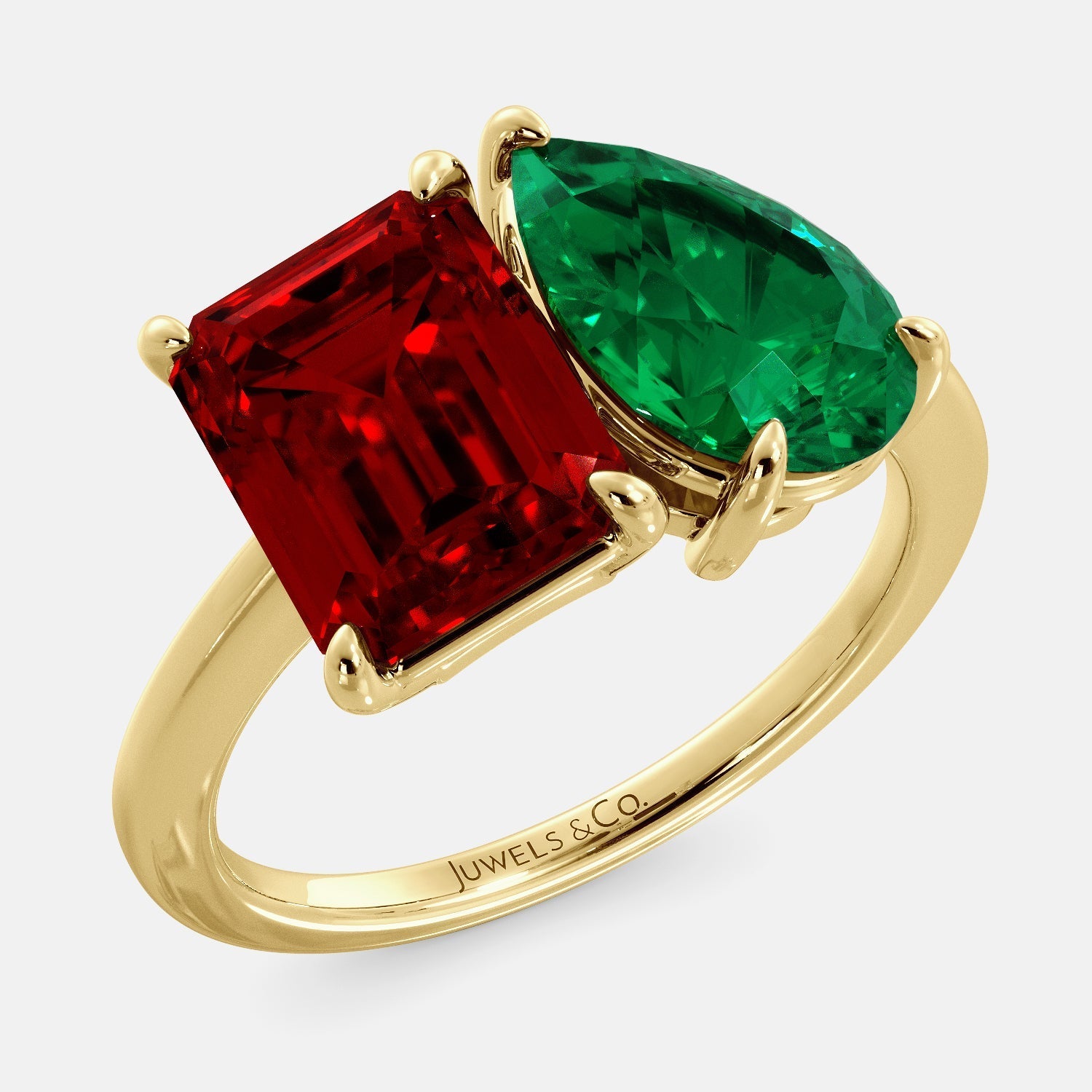 Ruby Radiance Birthstone Ring