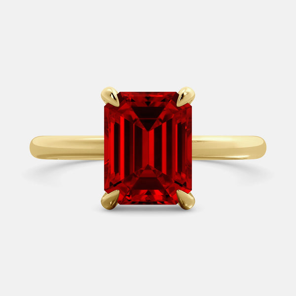 Enchanting Ruby Birthstone Ring