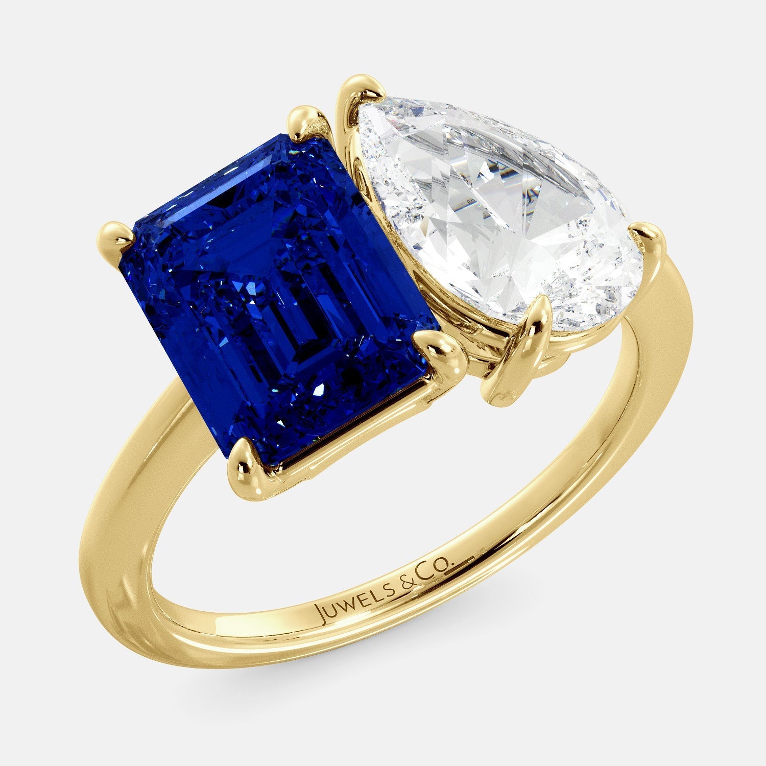 September Sapphire Serenity Ring