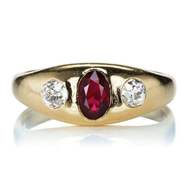 Timeless Garnet Elegance Ring