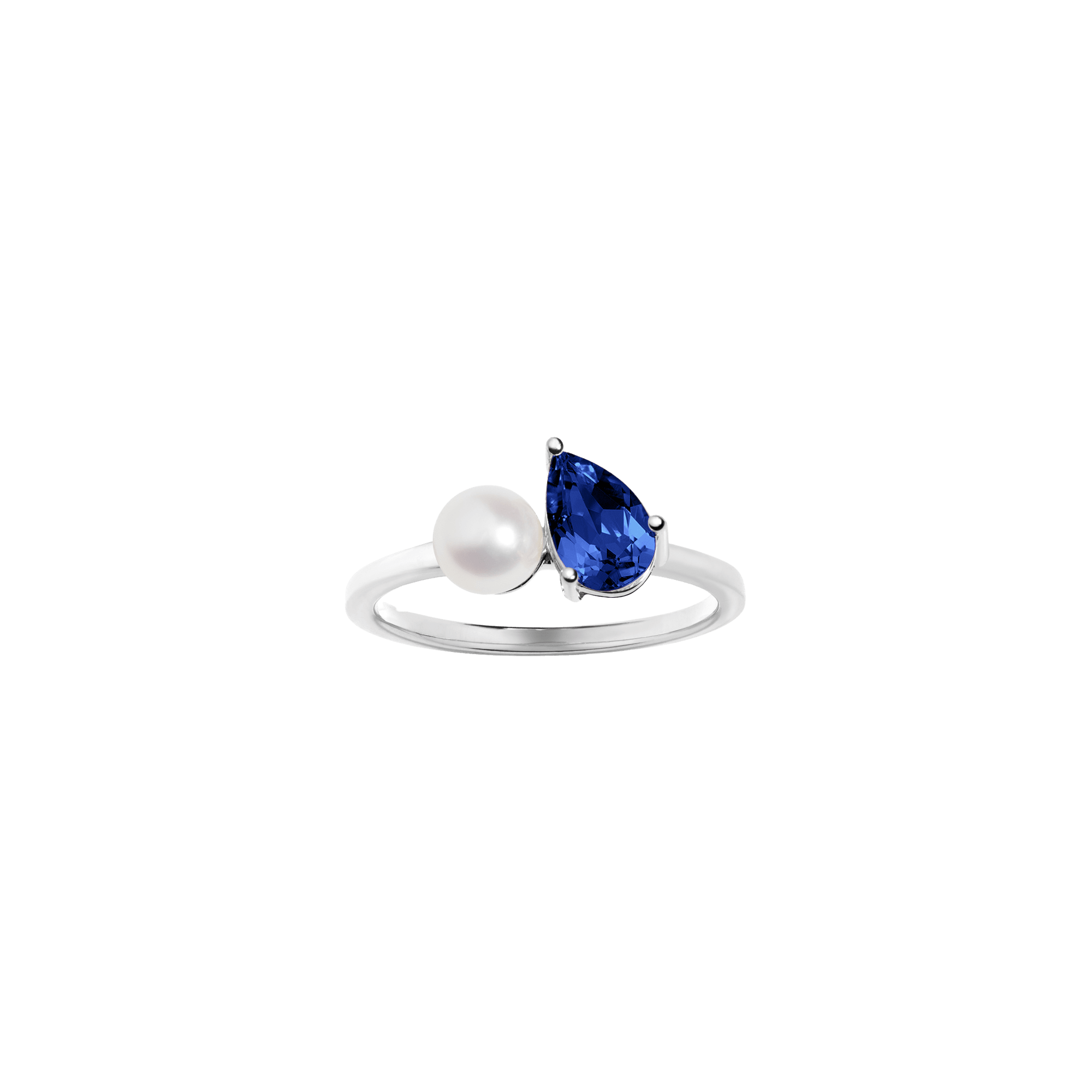 Radiant Ruby Pearl Ring