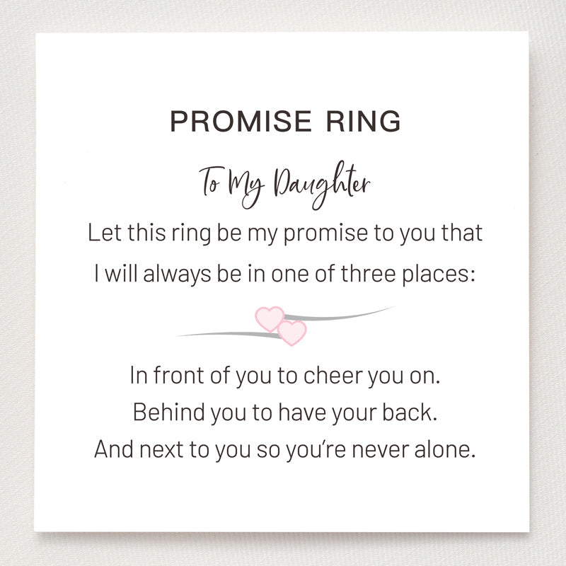 Daughter's Forever Heart Ring
