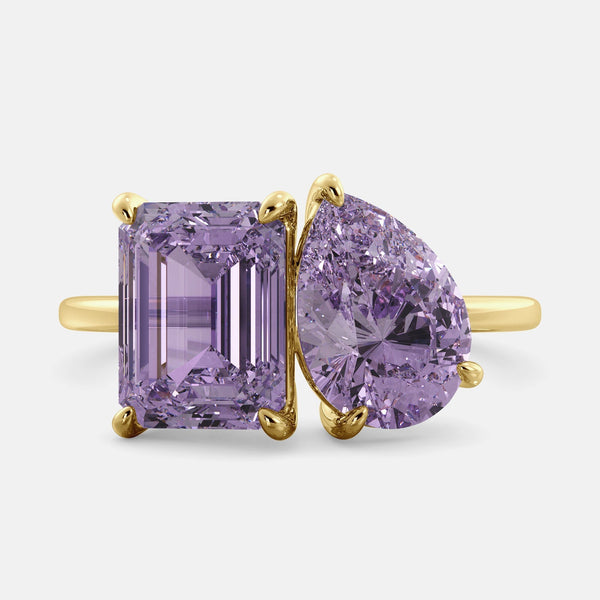 Amethyst February Birthstone Ring Detail