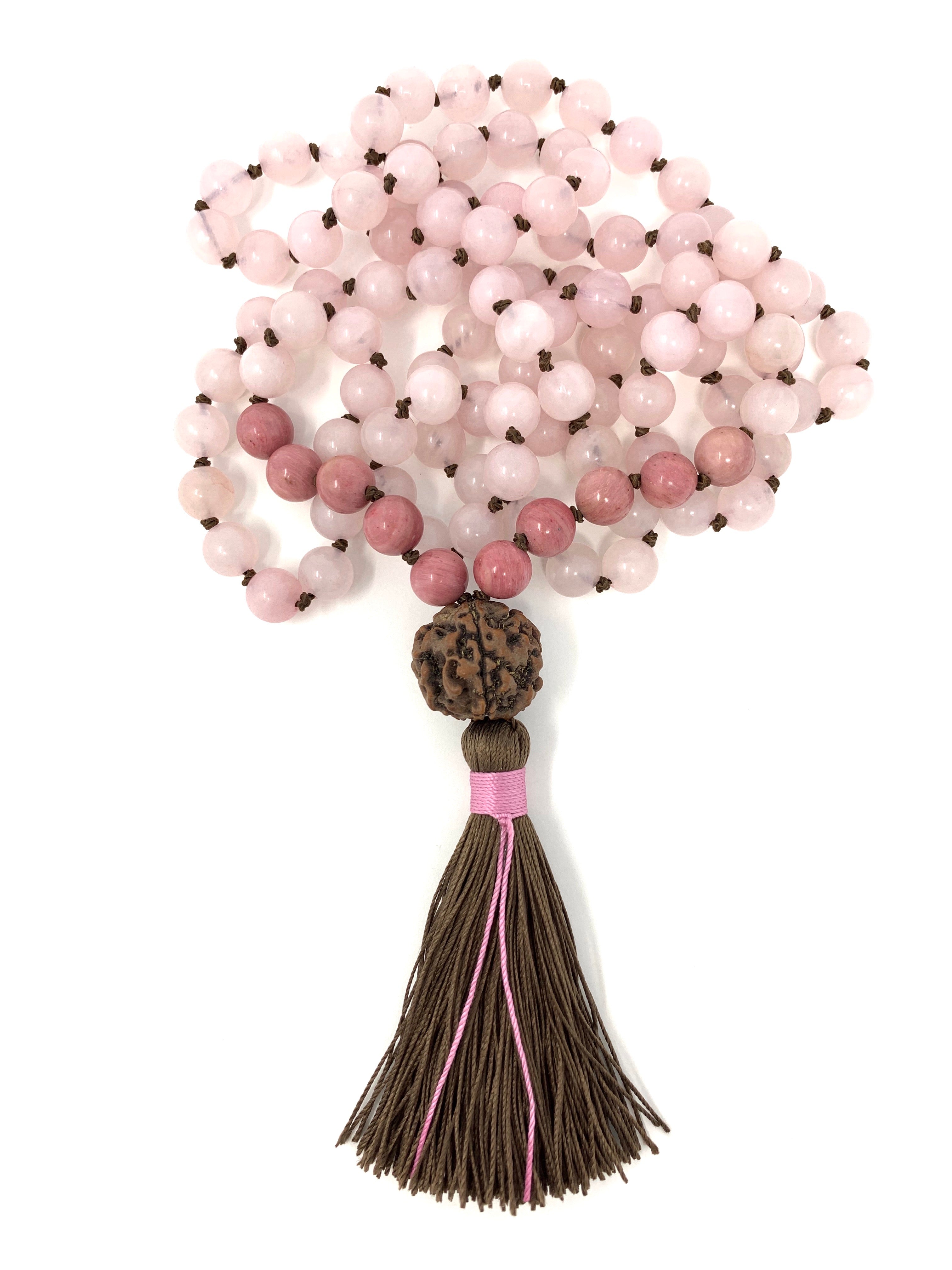 Heart Harmony Rose Quartz Mala