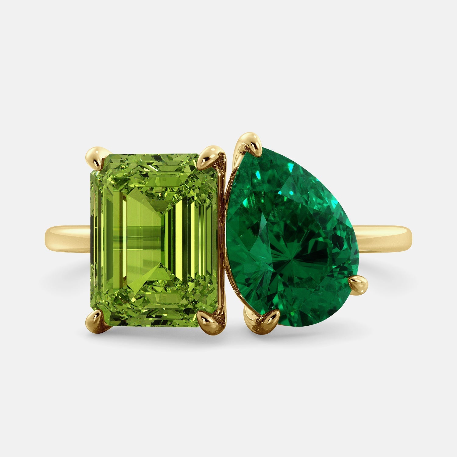 August Peridot Birthstone Ring
