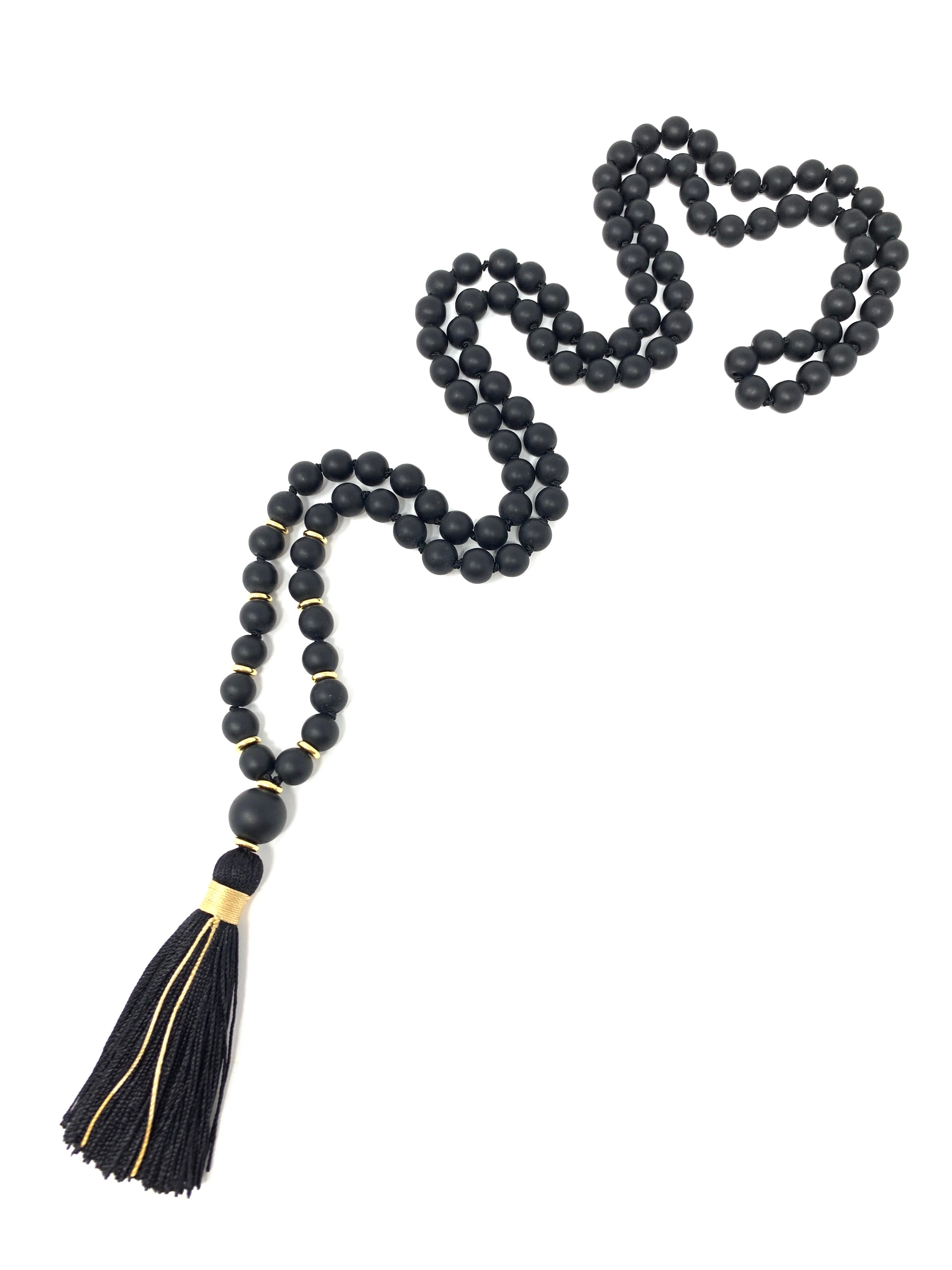 Empowerment Onyx Mala Necklace