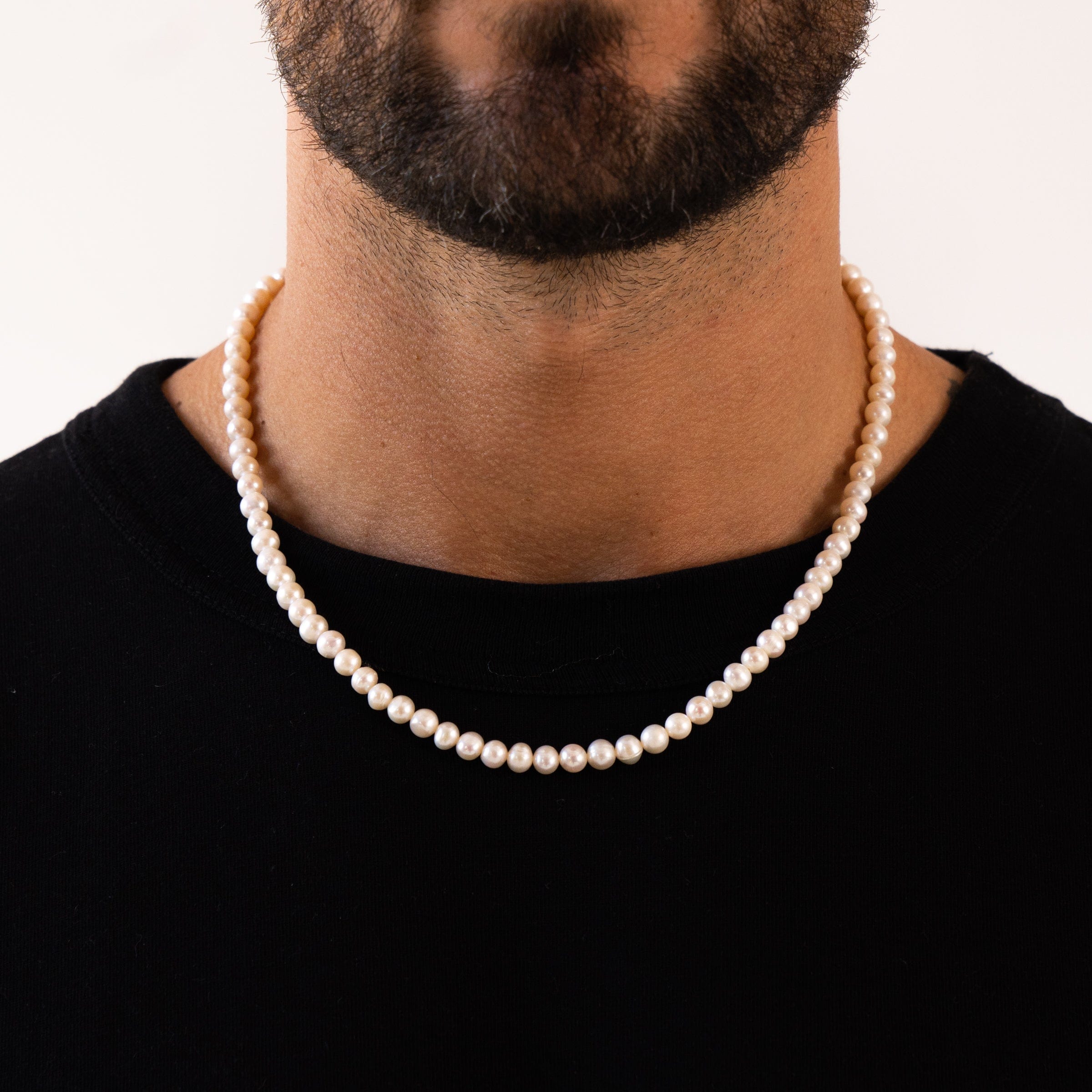 Timeless Men's Pearl Necklace