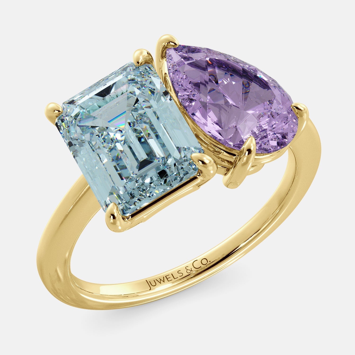 Aquamarine March Birthstone Ring