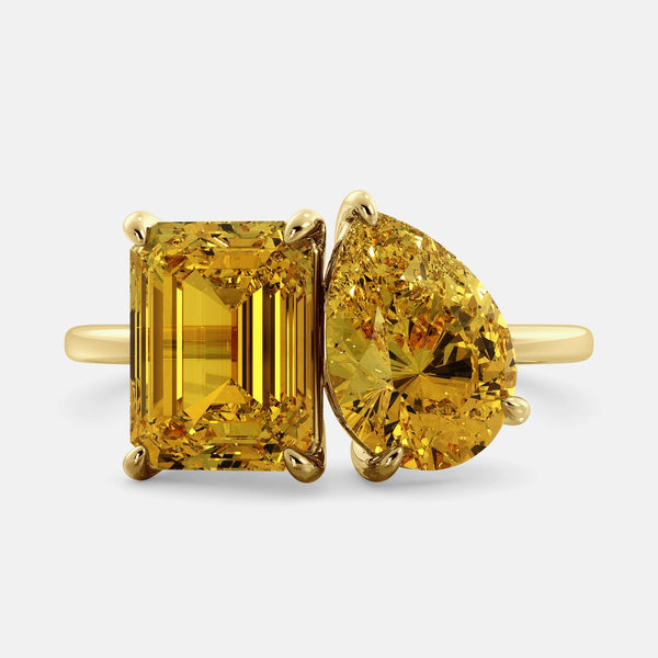 November Citrine Bliss Ring Detail