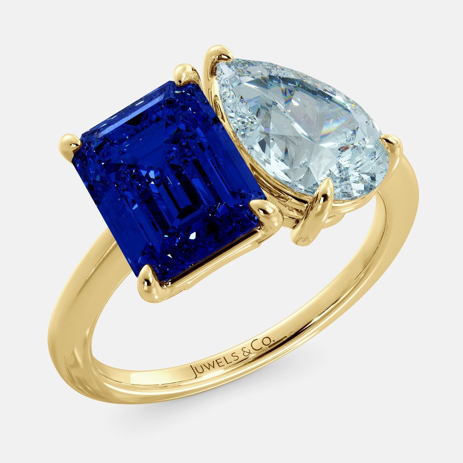 September Sapphire Serenity Ring