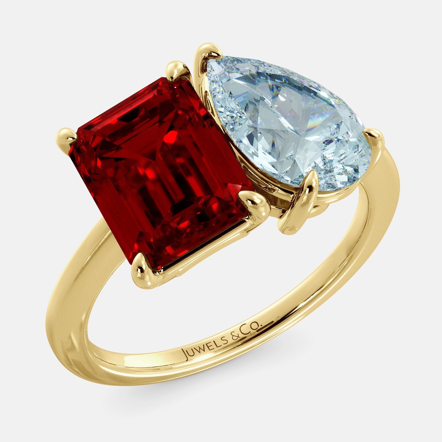 Ruby Radiance Birthstone Ring