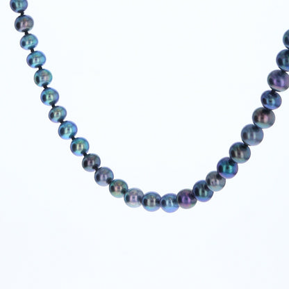 Blue Pearl Necklace