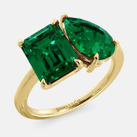 Emerald Harmony Ring